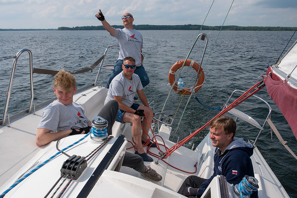 Kurs na patent żeglarski dla dorosłych, Mazury