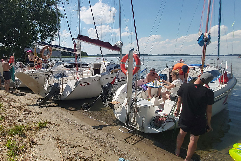 Kurs na patent żeglarski dla dorosłych, Mazury