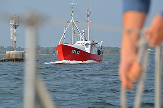 …czyli do portu w Helu.