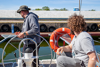 Cały dzień nie wiało, więc wszyscy namanewrowali się do woli,